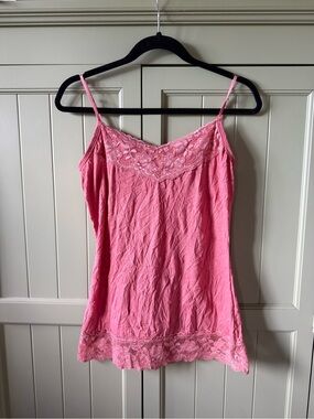 Maurices Dusty Pink Lace-Trim Cami Tank